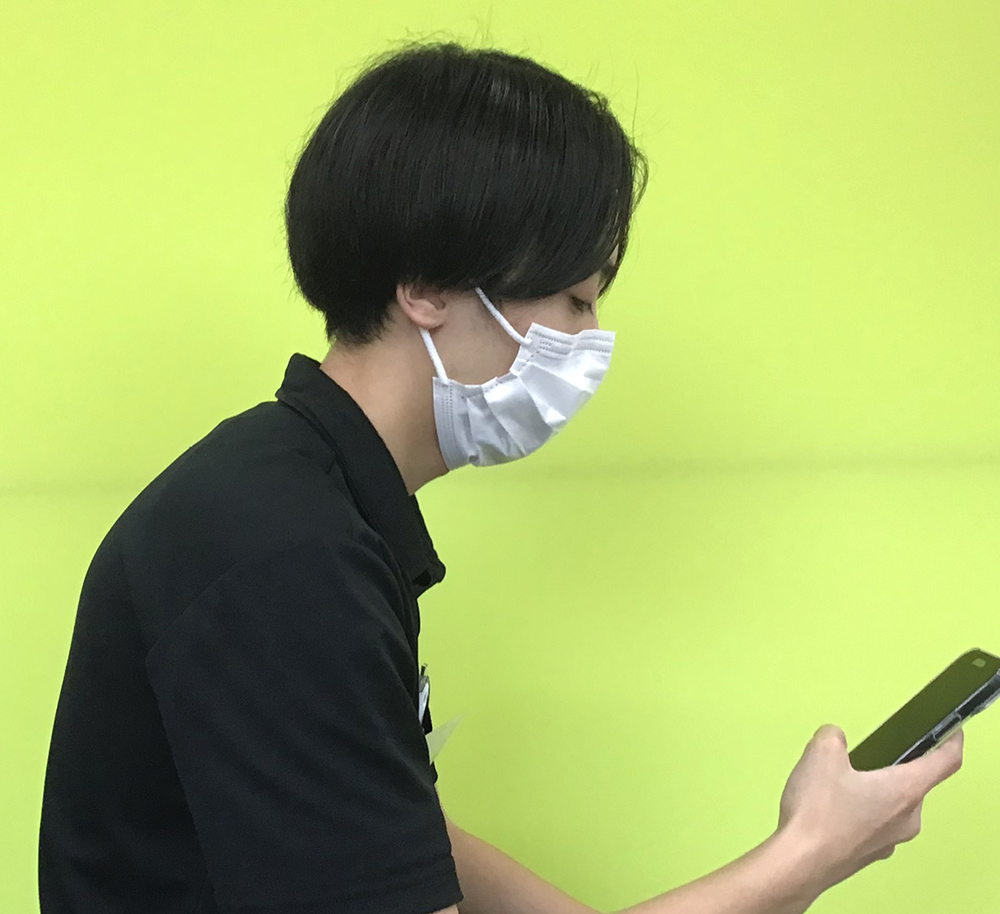 頚部のみでの動き